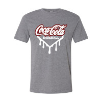 Coke Baseball | Drip Logo  | Cotton T-Shirt