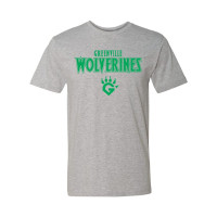 Greenville Wolverines | Cotton Tee | Word Logo