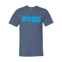 JH Rose Lacrosse Cotton Tee | Rose Rampant Word Logo Logo | Multiple Colors
