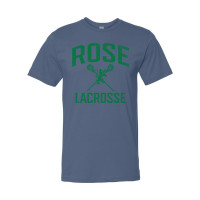 JH Rose Lacrosse Cotton Tee | Distressed Rose Lacrosse Logo | Multiple Colors
