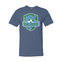 JH Rose Soccer Cotton Tee | Distressed Rose Soccer Crest | Multiple Colors