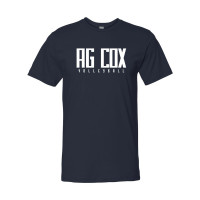 AG Cox Volleyball | Word Logo | Cotton Tee | Multiple Colors