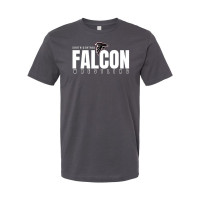 South Central Wrestling | Falcon Word Logo | Cotton Tee