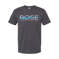 JH Rose Swimming | Rose Wave Logo | Cotton Tee | Multiple Colors