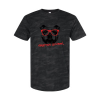 Grifton School | Bulldog Glasses Design |  Cotton Tee | Multiple Colors