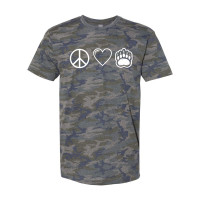 WH Robinson | Peace, Love, & Bears | Cotton T-Shirt | Multiple Colors