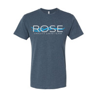 JH Rose Swimming | Rose Wave Logo | Cotton Tee | Multiple Colors