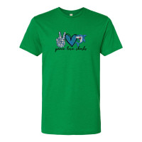 Ridgewood Elementary | Peace, Love, Sharks | Short-Sleeve Cotton Tee