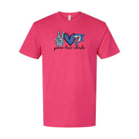 Ridgewood Elementary | Peace, Love, Sharks | Short-Sleeve Cotton Tee