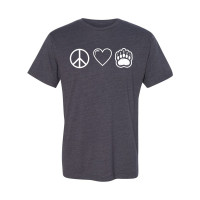 WH Robinson | Peace, Love, & Bears | Cotton T-Shirt | Multiple Colors