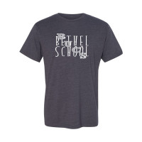 Bethel School | Bethel Bucs Slant Logo | Cotton Tee |  Multiple Colors
