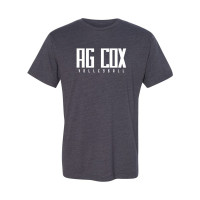 AG Cox Volleyball | Word Logo | Cotton Tee | Multiple Colors