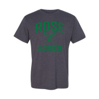 JH Rose Lacrosse Cotton Tee | Distressed Rose Lacrosse Logo | Multiple Colors
