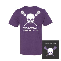 Coastal Pirates Lacrosse | Cotton Tee