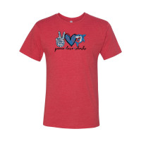 Ridgewood Elementary | Peace, Love, Sharks | Short-Sleeve Cotton Tee