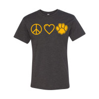 Sugg Bundy Elementary Cotton Tee | Peace, Love, Paw | Multiple Colors