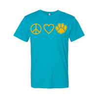 Sugg Bundy Elementary Cotton Tee | Peace, Love, Paw | Multiple Colors