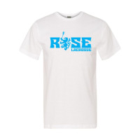 JH Rose Lacrosse Cotton Tee | Rose Rampant Word Logo Logo | Multiple Colors