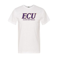 ECU Club Softball | Slant Logo | Multiple Colors