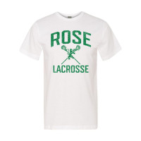 JH Rose Lacrosse Cotton Tee | Distressed Rose Lacrosse Logo | Multiple Colors