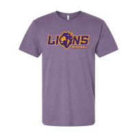Lions Baseball | Lion Head Logo | Cotton Tee