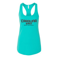 Carolina East Beach Volleyball | Word Logo | Racerback Tank