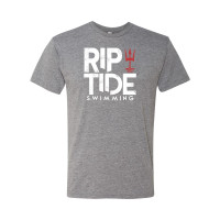 Riptide Swimming  Block Logo | Unisex  Next Level Tri-Blend Tee