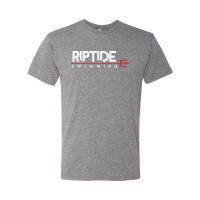 Riptide Swimming | Word Logo | Unisex  Next Level Tri-Blend Tee