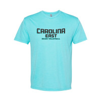 Carolina East Beach Volleyball | Word Logo | Unisex  Next Level Tri-Blend Tee