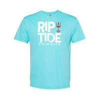 Riptide Swimming  Block Logo | Unisex  Next Level Tri-Blend Tee