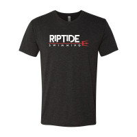 Riptide Swimming | Word Logo | Unisex  Next Level Tri-Blend Tee
