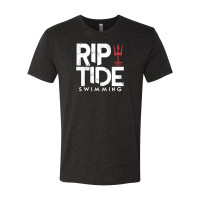 Riptide Swimming  Block Logo | Unisex  Next Level Tri-Blend Tee
