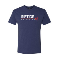 Riptide Swimming | Word Logo | Unisex  Next Level Tri-Blend Tee