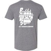 WH Robinson Cotton Tee | Paws Front/Back Logo | Multiple Colors