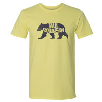 WH Robinson Cotton Tee | Walking Bear Logo | Multiple Colors