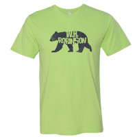 WH Robinson Cotton Tee | Walking Bear Logo | Multiple Colors