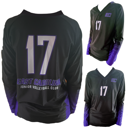 ECJVC | Black Long-Sleeve Jersey | Required Select, Premier & National Teams
