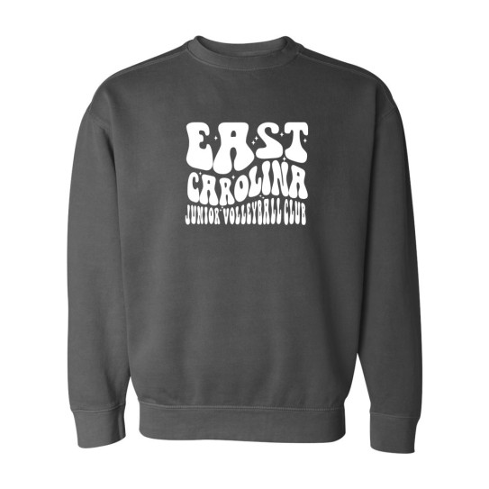 ECJVC | Bubble Letters Logo | Comfort Colors - Garment-Dyed Sweatshirt