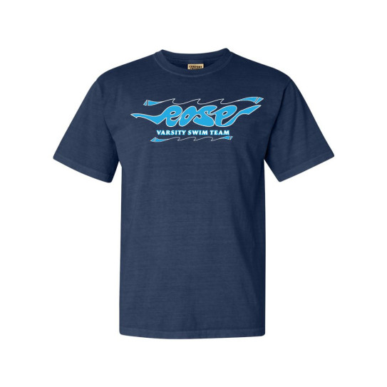 JH Rose Swimming | Hand-Drawn Logo | Short-Sleeve Comfort Colors