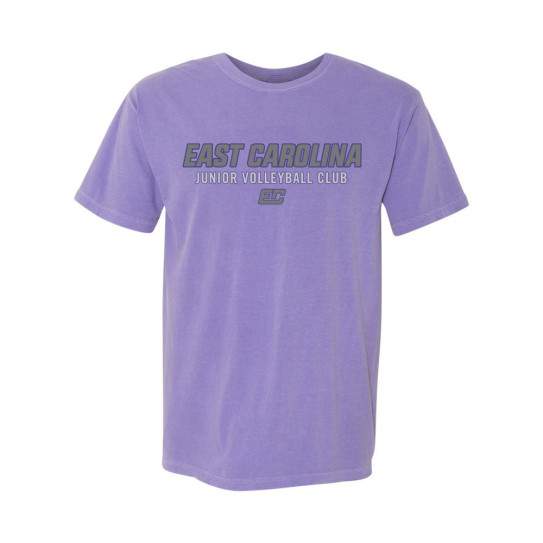 ECJVC | Word Logo Grey Logo | Short-Sleeve Comfort Colors