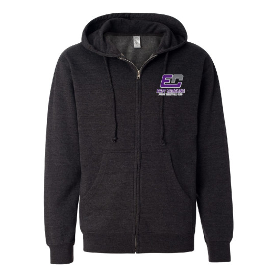 ECJVC | Full Color Logo | Midweight Full-Zip Hooded Sweatshirt
