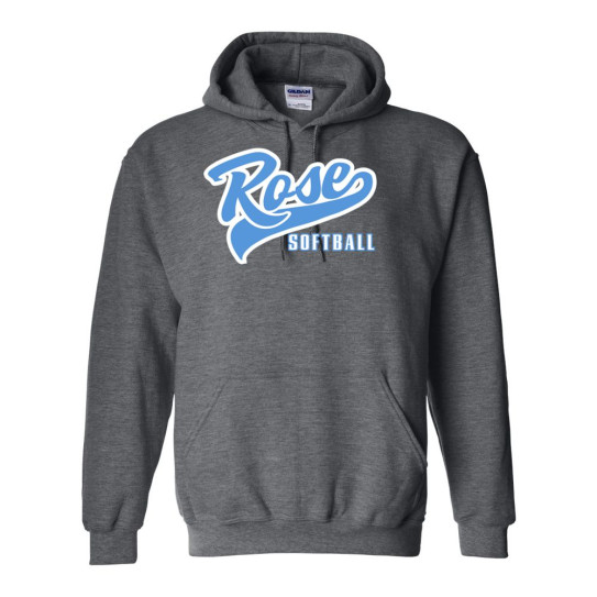 JH Rose Softball | Cotton Hooded Sweatshirt | Multiple Colors