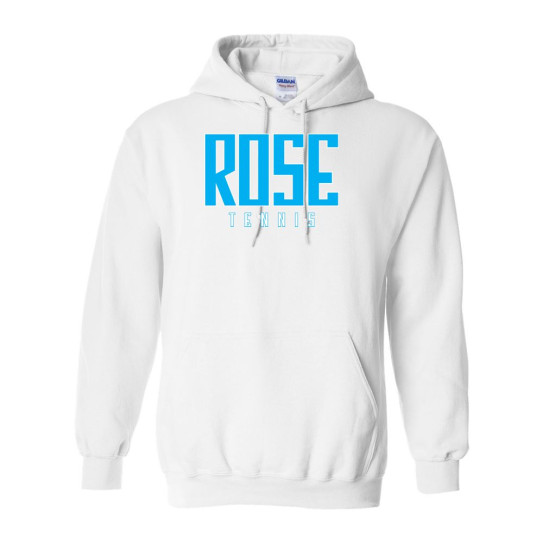 JH Rose Tennis | Word Logo | Cotton Hooded Sweatshirt