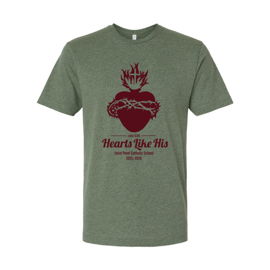 2025-2026 Saint Peter Catholic School | 100% of Proceeds Benefit SPCS | Short-Sleeve Cotton Tee