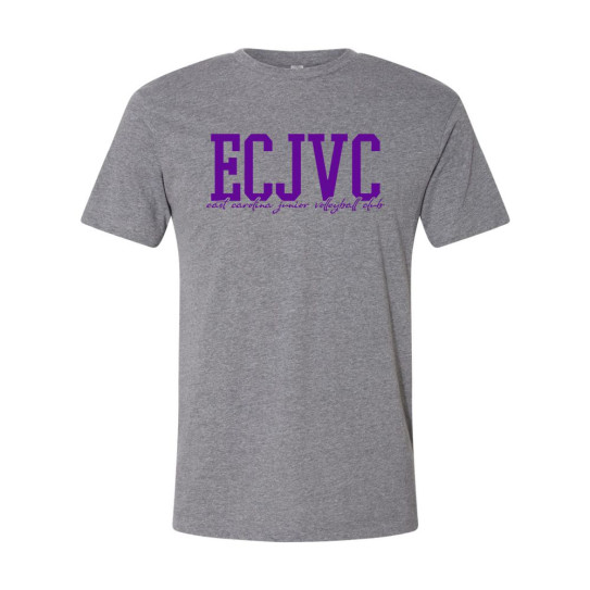ECJVC | ECJVC Block Script Logo | Cotton T-Shirts
