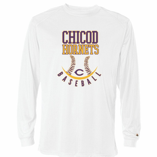 Chicod Baseball Long-Sleeve Performance Tee | Multiple Colors