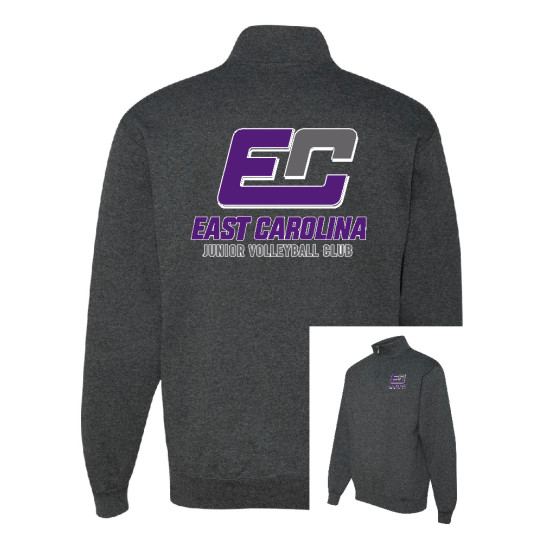 ECJVC | Full Color Logo | Collar Quarter-Zip Sweatshirt 