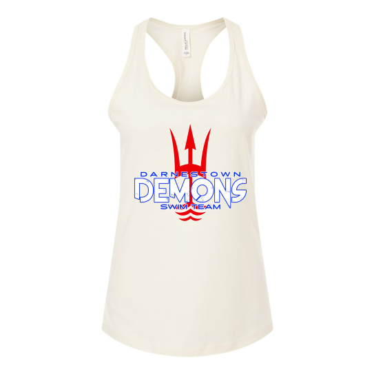 Darnestown Swim Team | Block Logo | Racerback Tank Top