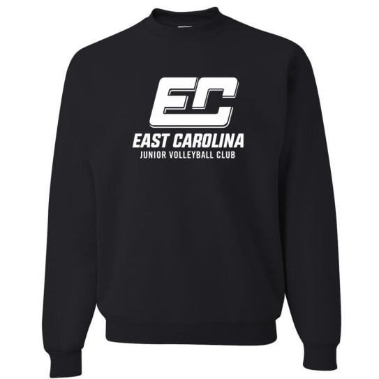 ECJVC Volleyball Cotton Sweatshirt | 1 Color Logo | Multiple Colors