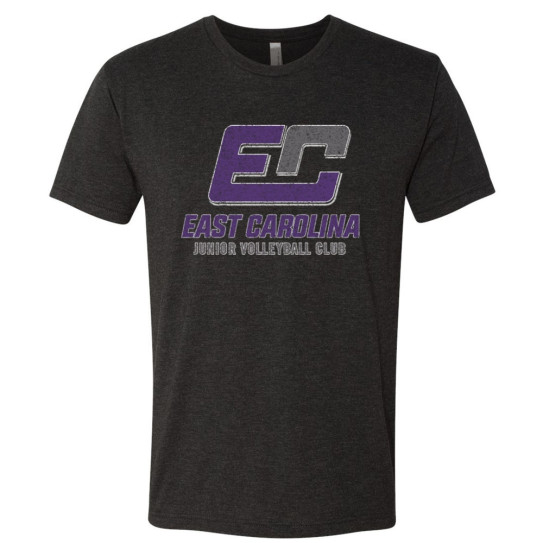 ECJVC Distressed Logo Triblend T-Shirt | Multiple Colors | Sizes for Whole Family